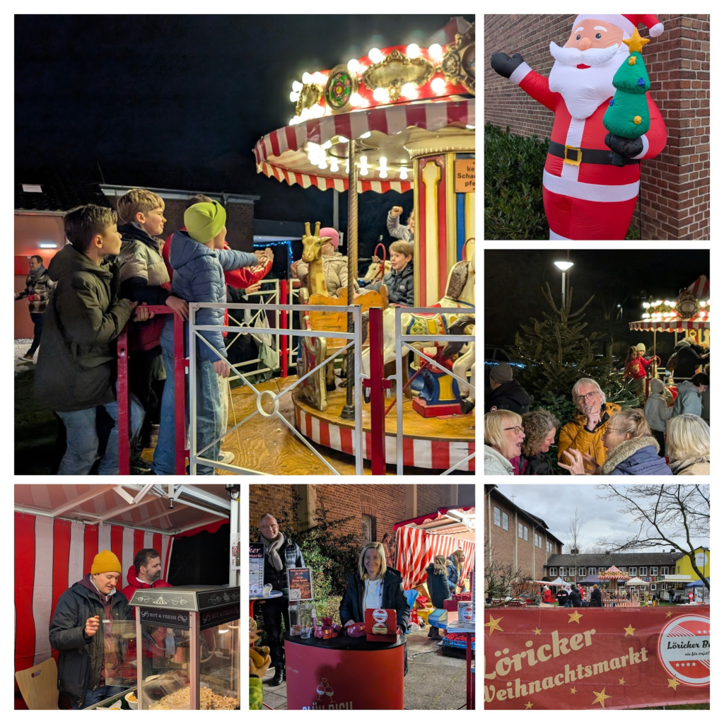Löricker Buben bringen Lichterglanz: Ein Rückblick auf unseren 3. Weihnachtsmarkt